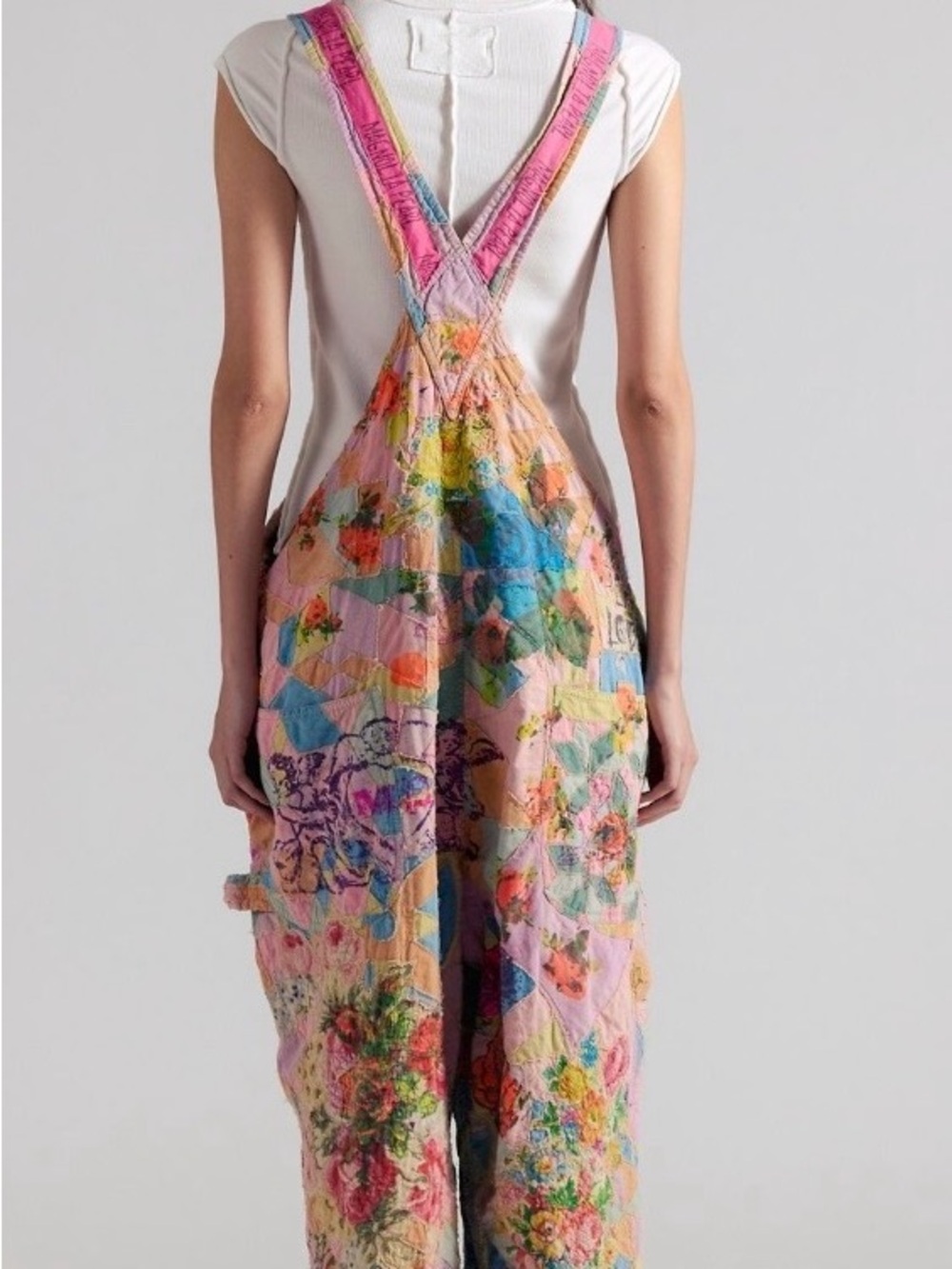 Magnolia Pearl Graphic Love Overalls - Picture 2 of 14